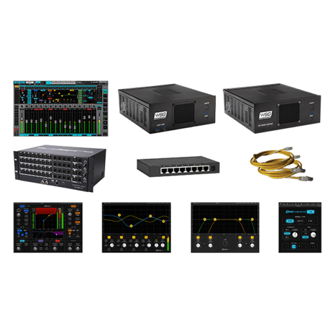 eMotion LV1 + Extreme Server-C + 32-Preamp Stagebox + Axis One